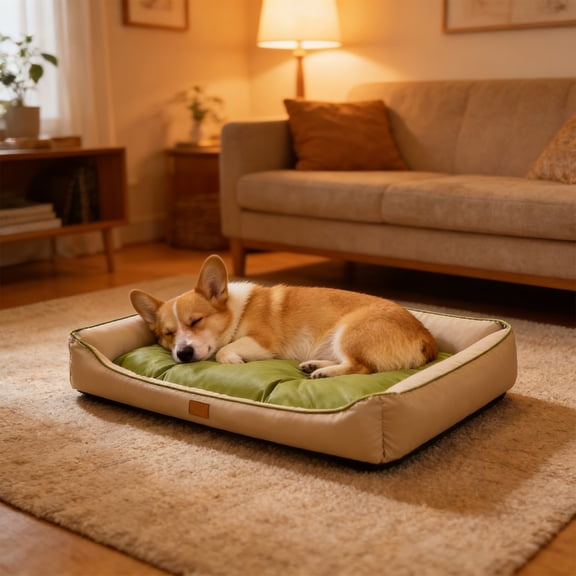 Cevemin 4 Season Waterproof Oxford Cloth Pet Bed Cool Breathable Dog Cat Sleeping Pad Indoor Outdoor Crate Mat