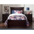 thumbnail image 2 of Pemberly Row Twin XL Traditional Styled Wooden Bed in Espresso, 2 of 7
