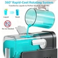 thumbnail image 6 of YXSC Professional 6-in-1 Slushie Machine & Soft Serve Slushie Maker for Home, 70oz, Smart Touch Control with Adjustable Thickness, RapidChill No Ice Needed, Auto-Clean, Margaritas, Frappés, Shakes, 6 of 7
