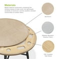 thumbnail image 5 of Greemotion Lyon 5-Piece 3-in-1 Aluminum Patio Dining Table Set Natural, 5 of 9