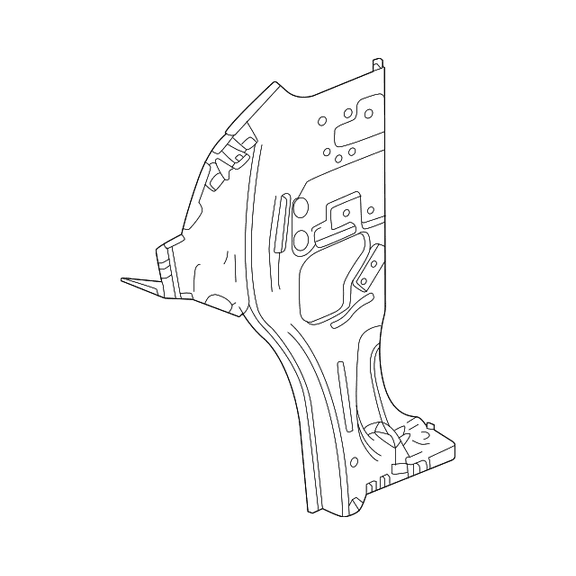 Genuine OEM GM Part # 60004355 Inner Hinge Pillar