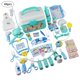 thumbnail image 2 of Juego de juguetes para doctor, juego de juguetes para niños, juego de médicos, juego de juguetes para fingir doctor, juego de juegos de médicos con estuche de almacenamiento, azul Afortunado Sencillez, 2 of 4