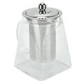 thumbnail image 3 of Glass Tea Kettle, Transparent Glass Teapot, Heat Resistant Tea Kettle, Stovetop Safe Tea Brewer, Tea Infuser Pitcher, Tea Maker with Removable Mesh Filter for Home Office Hotel, 3 of 7