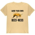 thumbnail image 1 of Honey Bee Mind Your Own Bees-ness Business Youth T Shirt Yellow Haze YMD, 1 of 1