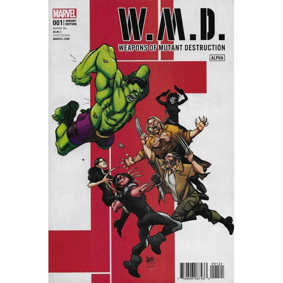 Weapons of Mutant Destruction: Alpha #1B VF ; Marvel Comic Book