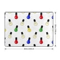 thumbnail image 2 of Area Rugs For Living Room Decor - colorful Light Bulb Print Soft Anti Slip Throw Washable Rugs 5x7 For Bedroom, Indoor Carpet For Bedroom Living Room 80x58In, 2 of 7