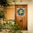 thumbnail image 2 of Famyfamy Artificial Garland Summer Wreath Home Decoration Gardens Wall Decor Front Door Simulation Of Small Wild Flower Wreaths, 2 of 12