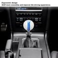 thumbnail image 3 of 5 Speed Round Ball Shift Knobs Racing Type Manual Gear Shifter Knob with 3 Adapters  for Replacement, 3 of 7