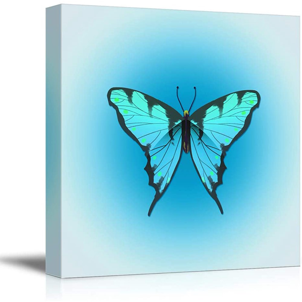 wall26 Canvas Wall Art Colorful Butterfly Pictures Home Wall