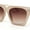 Beige Brown, variant on Womens Squared Rectangular Cat Eye Gothic Plastic Sunglasses Tortoise Brown