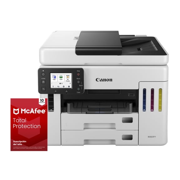 KIT MULTIFUNCIONAL CANON MAXIFY GX7110 4 N 1 + ANTIVIRUS