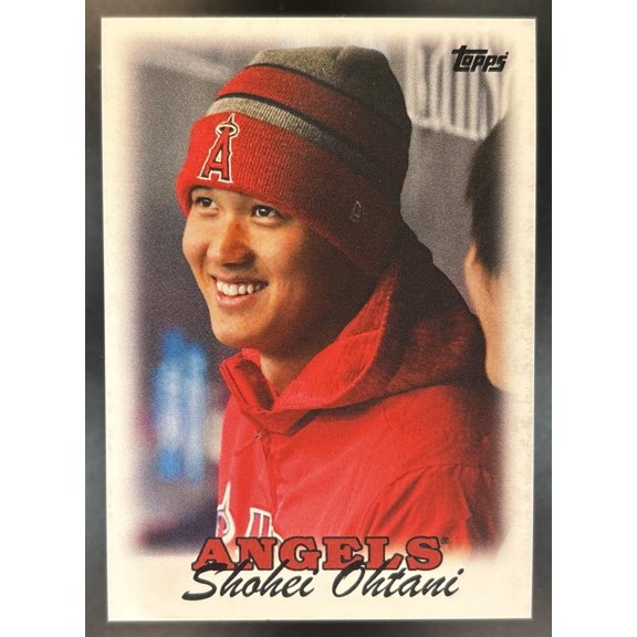 Collectible 2021 Topps Throwback Thursday #151 Shohei Ohtani Trading Card Los Angeles Angels MLB Base Los Angeles Angels MLB Baseball Trading Card