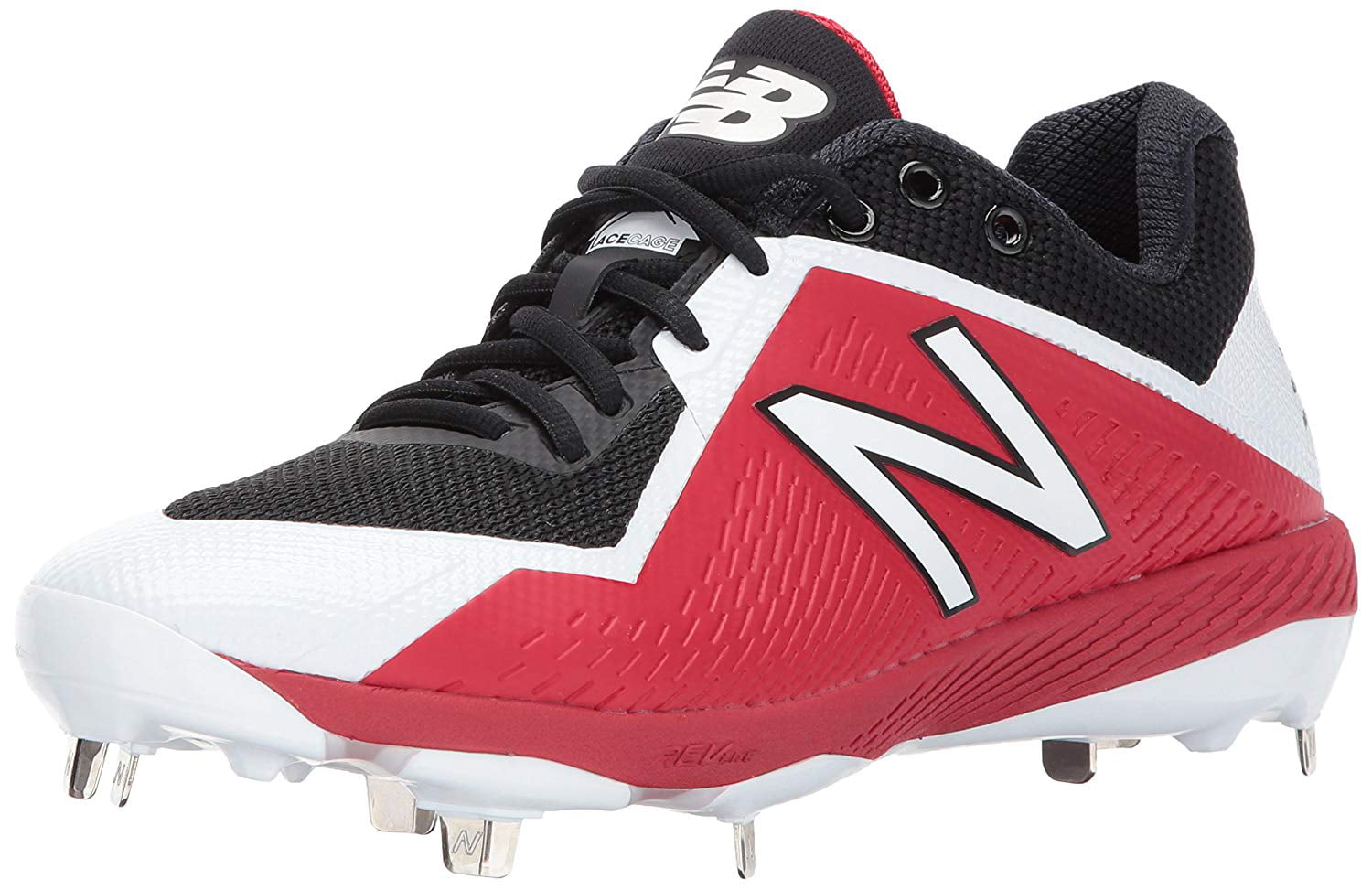 red and black new balance cleats