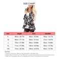 thumbnail image 5 of Sleeveless Cardigan, Sleeveless Jacket Skin Friendly Printed Pattern  For Women For Indoor Red,Plaid, 5 of 5