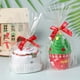 thumbnail image 3 of Toallas de algodón navideñas con dibujos de árbol de Navidad y muñeco de nieve, toalla para la cara para niños y adultos, suministros para baño y cocina, 2 uds., 3 of 5
