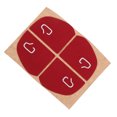 thumbnail image 1 of unbranded 4Ud Protector Sticker Para Botones De Puerta De Interior Rojo Resistente A Rayones, 1 of 6