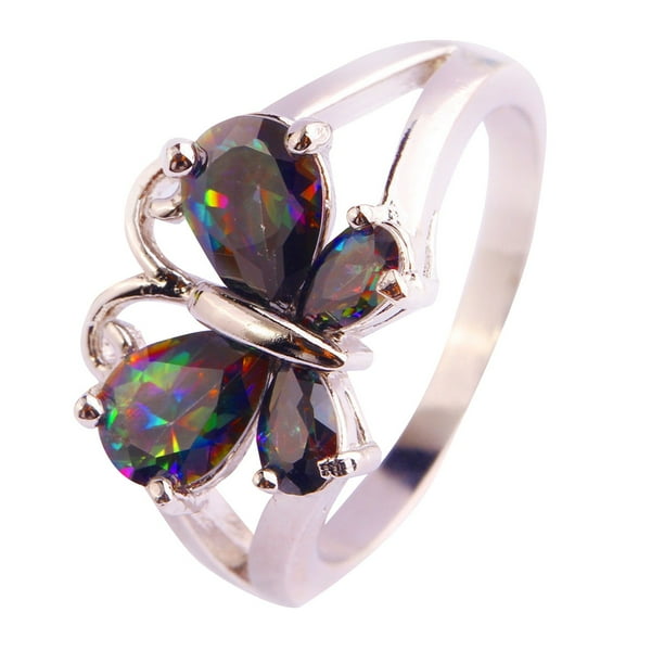Fiudx Anillo de Accesorios Exquisitos con Temperamento Versatil para Mujer