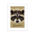 thumbnail image 1 of Little Mischievous Brown Raccoon Animal Desktop Photo Frame Picture Display Decoration Art Painting, 1 of 3