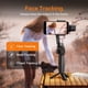 thumbnail image 3 of 3-Axis Gimbal Stabilizer for iPhone 15 14 13 Pro Max XS X XR Samsung s23 s22 Android Smartphone, Handheld Gimble with Focus Wheel, Phone Stabilizer for Video Recording Vlog - FUNSNAP Capture 2s Combo, 3 of 5