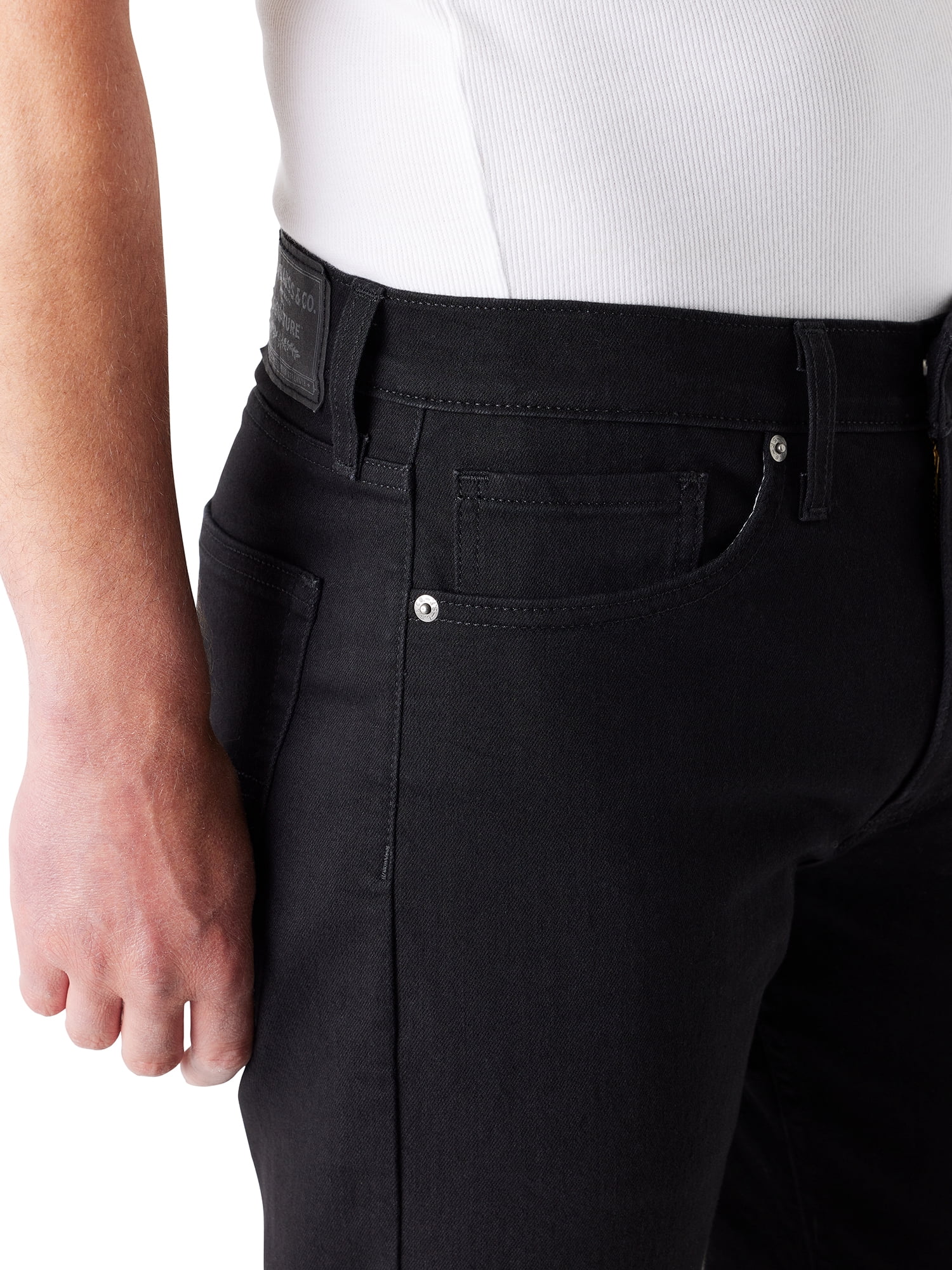 Levi Strauss Signature Men's and Big and Tall Slim Straight Fit Jeans