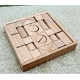 thumbnail image 1 of IFIT Montessori 32 pcs Wood Building Blocks with Tray, Montessori Toy, 1 of 2