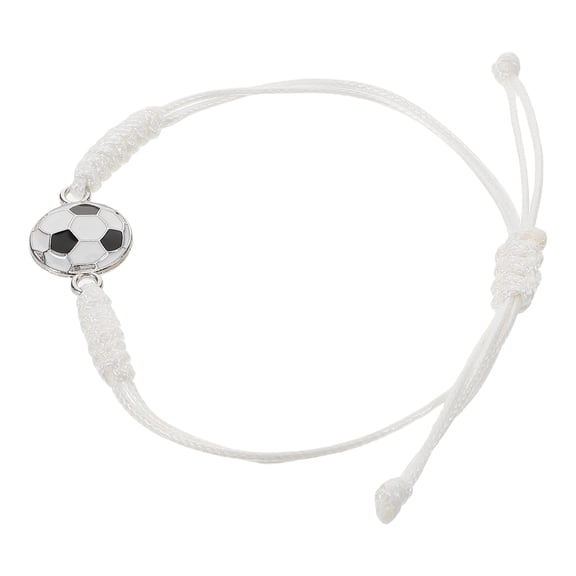 PENIKOKO Multi Color Soccer Bracelet for Girls Handcrafted Alloy Adjustable Charm Bracelet for Party Use