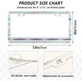 thumbnail image 2 of GZHJMY Watercolor Boho Ethnic Dot & Stripe License Plate Frames for Women Men 2 pcs Personalized Car License Plate Holder with Screw Caps, Elliptical Hole Decorative, 2 of 6
