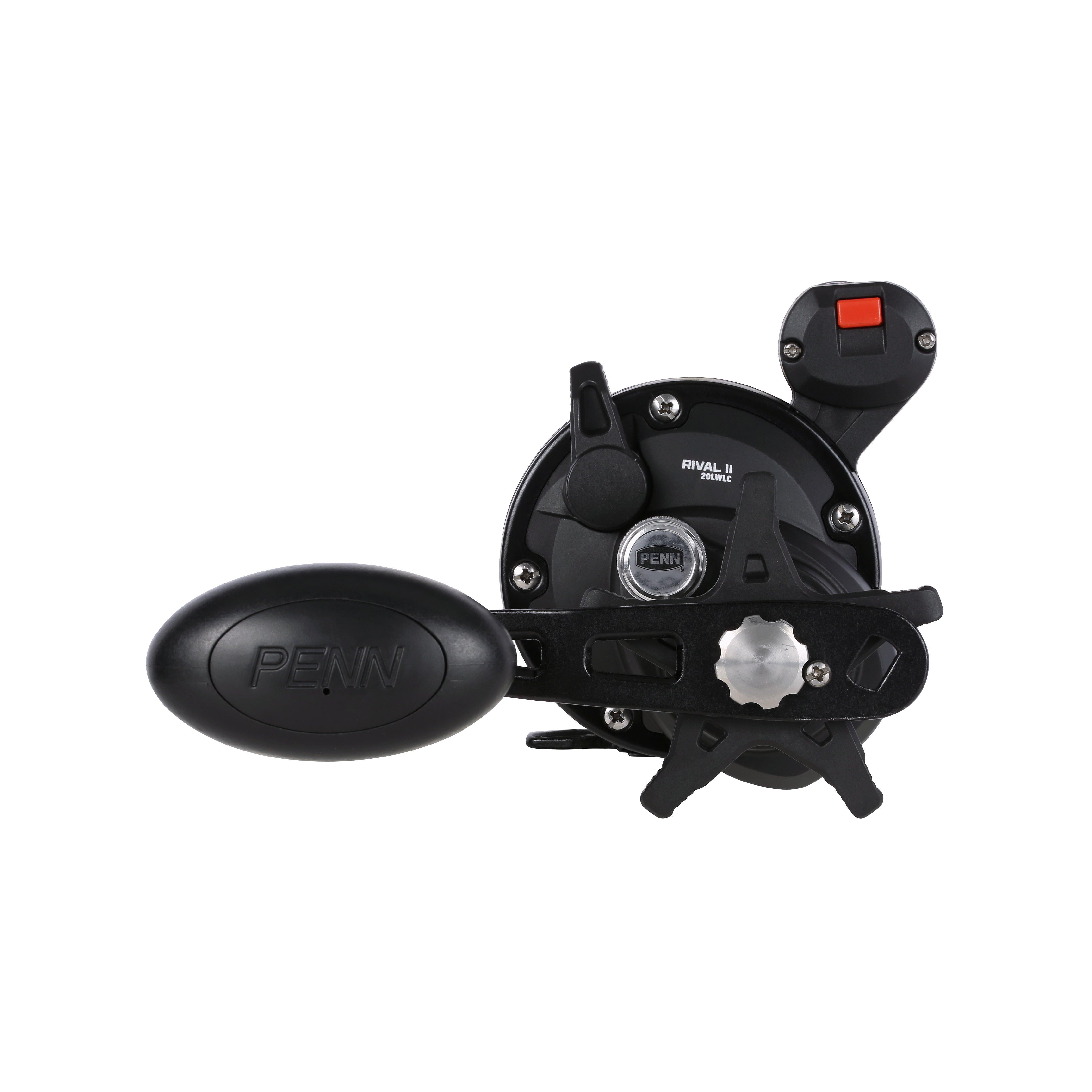 PENN Rival II Level Wind Conventional Fishing Reel, Right-Handed, 20 Size Reel
