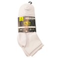 thumbnail image 1 of Calceta Deportiva Athelic Works para Mujer, Tipo Quarter de Nylon Punta Talón Half Cushion Blanco 3 Pares Unitalla, 1 of 4