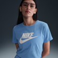 thumbnail image 3 of Women's Nike Sportswear Essentials Logo Tee Color: University Blue Size: X LARGE, 3 of 4