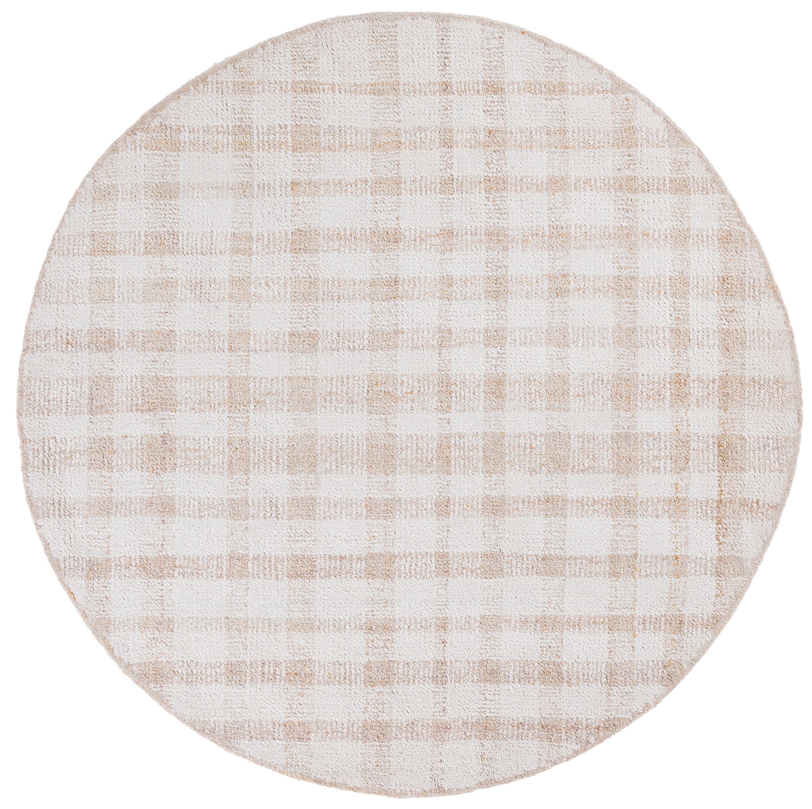 Safavieh Abstract Aleta Trellis Area Rug, Ivory/Gold, 6' x 6' Round