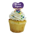 thumbnail image 5 of Geaux Tigers LSU Heart Love Cupcake Picks Toppers Decoration Set of 6, 5 of 7