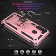 thumbnail image 3 of Samsung A21 Phone Case, Galaxy A21 Phone Case with Screen Protector, Military Grade Protective Cases with Ring for Samsung Galaxy A21 (Rose Gold), 3 of 12