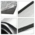 thumbnail image 4 of Uxcell Black Silver Adhesive Aluminum Foil Waterproof Thermal Barrier Insulation Sheet Rubber Foam 3.28ft x 1.64ft, 4 of 5