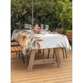 thumbnail image 2 of Outdoor Tablecloth with Umbrella Hole and Zipper, Fall Pumpkins Rectangle Table Cloth 60x120 Inch Waterproof Tablecloth, Thanksgiving Country Rustic Flower Leaf Picnic Table Cover for Patio Camping, 2 of 7