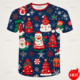 thumbnail image 1 of Camiseta con estampado 3D de Feliz Navidad para hombre, camisetas informales de manga corta, Camisetas estampadas de Navidad Unisex, ropa para hombre, nueva moda, 1 of 5