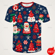 thumbnail image 1 of Camiseta con estampado 3D de Feliz Navidad para hombre, camisetas informales de manga corta, Camisetas estampadas de Navidad Unisex, ropa para hombre, nueva moda, 1 of 5