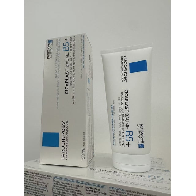 La Roche-Posay Cicaplast Baume B5+ 100ml – Soothing Repair Balm with Panthenol & Madecassoside | For Dry, Irritated & Sensitive Skin