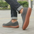 thumbnail image 2 of BUBUDENG Wide Shoes for Men Slip On Loafers Boat Walking Shoes Slip-ons Comfortable Shoes, 2 of 9