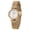 Rose Gold, variant on BERNY Small Gold Watches for Women Dainty Ladies Wrist Watch with Rose Shaped Case, Zircon on Bezel and Stainless Steel Mesh Band, Luxury Birthday Gifts