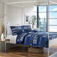thumbnail image 3 of Eddie Bauer Home | Eastmont Collection | 100% Cotton Reversible & Light-Weight Quilt Bedspread with Matching Shams, 3-Piece Bedding Set, Pre-Washed for Extra ComfortFull/QueenBlue, 3 of 6