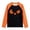 A-Orange02, variant on Bobifish Big Boys Halloween Tee Long Sleeve Raglan T‑Shirt Pumpkin Print Top