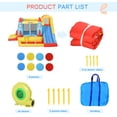 thumbnail image 6 of Outsunny 4-in-1 Kids Bounce House Inflatable Water Slide Jump Castle, 6 of 9