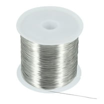Uxcell 164ft x 0.3mm 28 Gauge Jewelry Wire Beading Wire Bare Copper Craft Beading Wire for Jewelry Silver