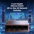 thumbnail image 6 of 1000Mbps Internet Splitter Networking Switcher RJ45 Ethernet Adapter for Router Simultaneously Networking, 6 of 8