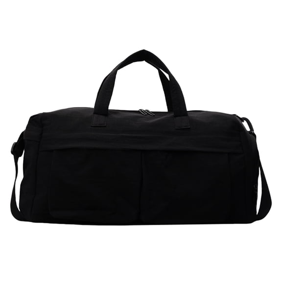 URSOFINE Travel Duffle Bag with Shoes Compartment, Overnight Weekender Bag with Wet Pocket, Small Gym Bag for Women and Men, Luggage Bag with Trolley Sleeve for Airplane