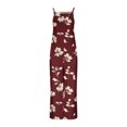 thumbnail image 6 of Nmnitkp Women's Summer Casual Overalls Loose Wide Leg Jumpsuits Boho Floral Printed Baggy Rompers with Pockets, 6 of 6