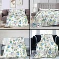 thumbnail image 7 of Matoen Easter Fuzzy Blanket 39.4 x 51.2 Inch Watercolor Floral Bunny Throw Blanket Soft Warm Flower Rabbit Blanket for Spring Home Chair Sofa Couch Bed, 7 of 7