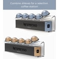 thumbnail image 3 of Galvanox Wall Mount Organizer Designed for Nespresso Vertuo Pod Holder, Modern Acrylic Shelf (Holds 5 Pods & Box), 3 of 9