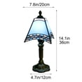 thumbnail image 3 of Modern Bedside Table Lamp with Soft Warm Light, Adjustable Brightness, Glass Material, Compact Design for Bedroom, Living Room, Kids Room, Home Decor, 3 of 6